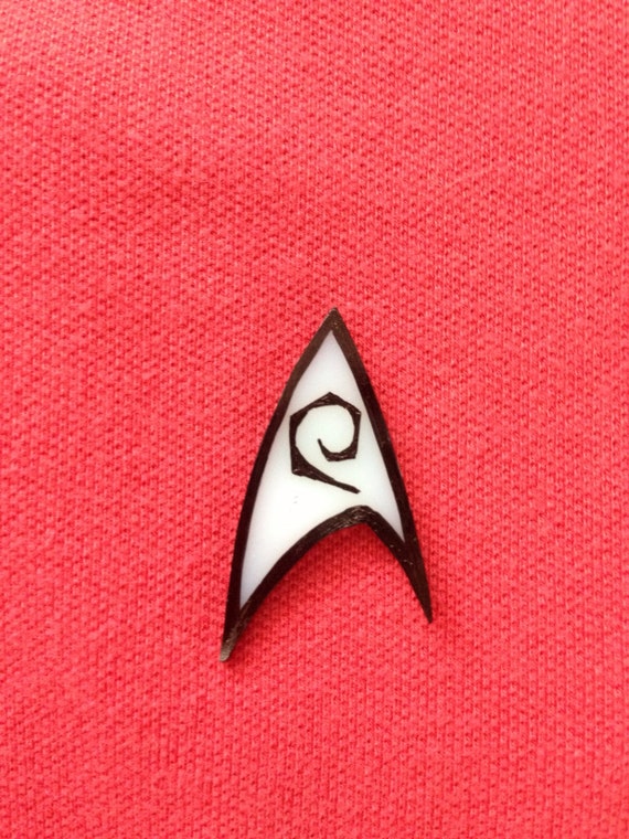 Star Trek TOS Engineering Officer Badge by CleverGirlArt on Etsy