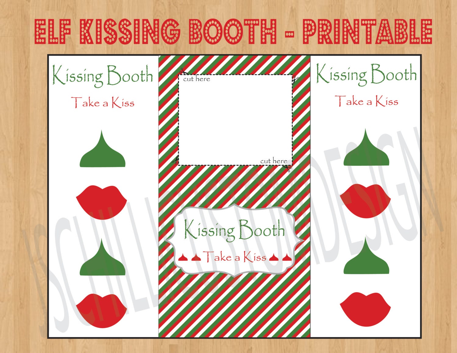 PRINTABLE Photo Booth INSTANT Download by JSchilliCustomDesign