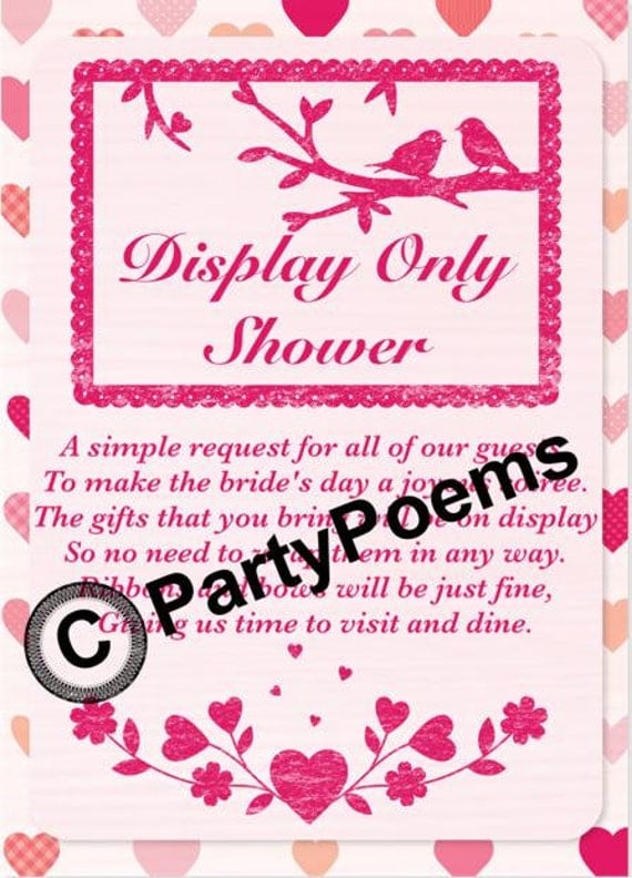 Www Bridal Shower Invitations With Poems