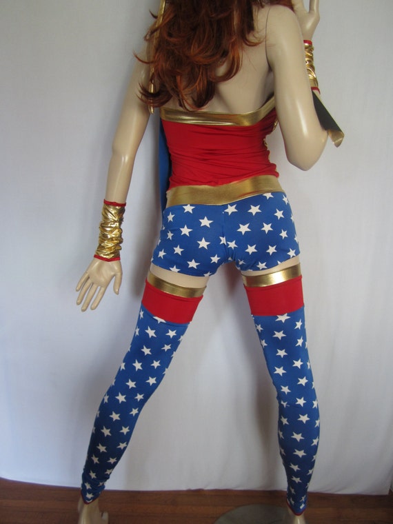 Items Similar To Wonder Woman Costume Halloween Party Female Superheroe Sexy Zanzadesigns On Etsy 