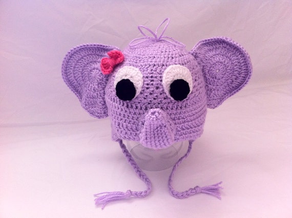 purple elephant beanie baby