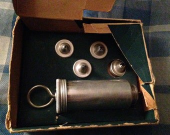 Vintage Aluminum Cake Decorating Kit from the 50's