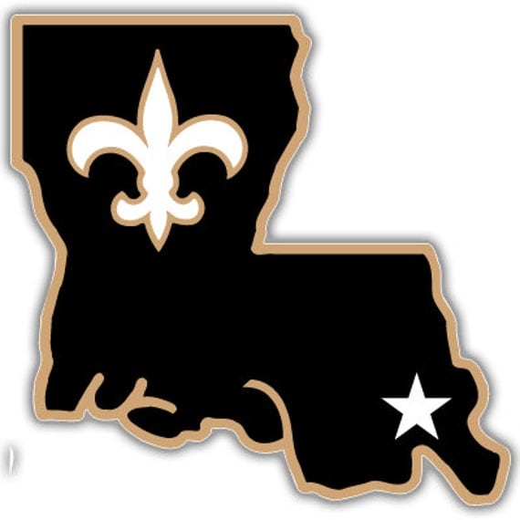 New Orleans Saints NFL Football sticker decal 4 x