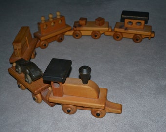 wooden trainsets