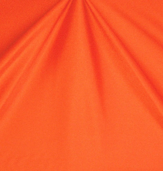 Spandex Fabric Shiny Stretch Fabric Orange Fabric Four way
