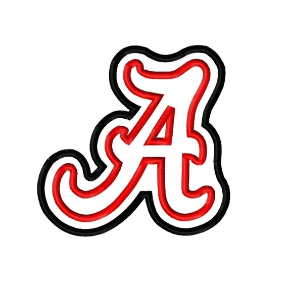 Alabama 2 Applique Embroidery Design 3x3 4x4 by MyMitchellDesigns