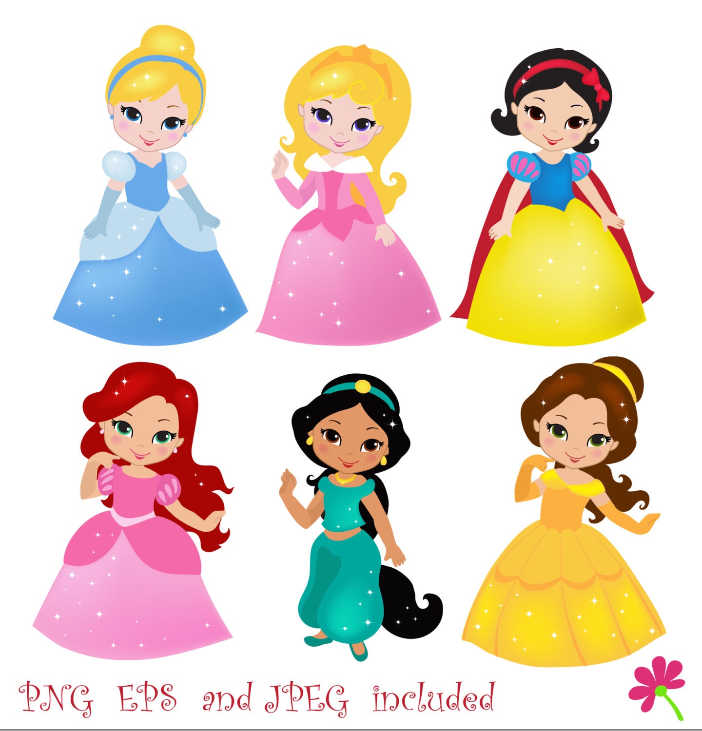 clipart of disney princesses - photo #20