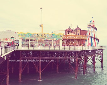 The pier at Brighton Beach, Brighton, England, UK, Helter Skelter
