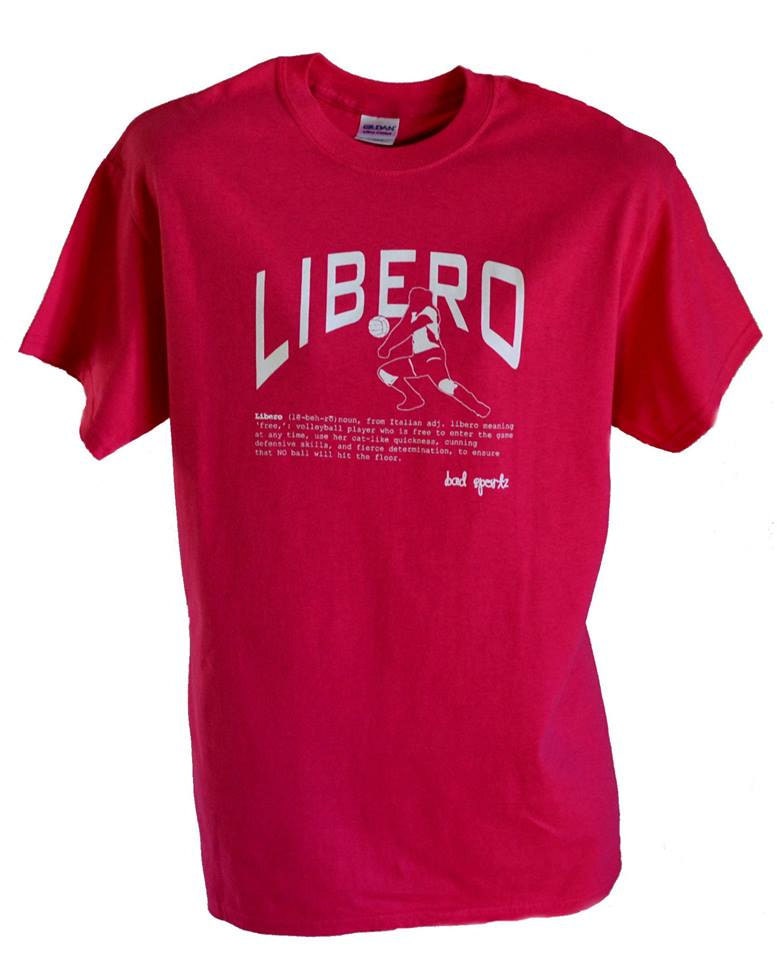 Libero Volleyball Position T-shirt by BADSportz1 on Etsy