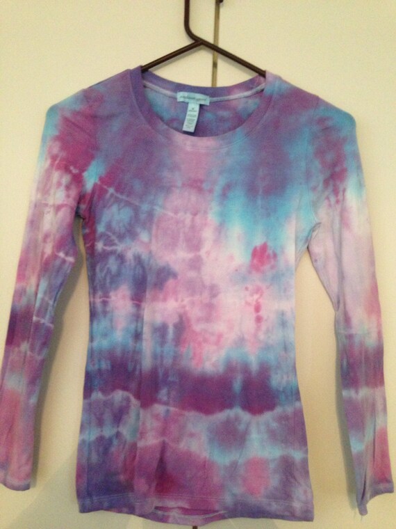 Items similar to Juniors Medium Cotton Candy Tie Dyed Shirt on Etsy