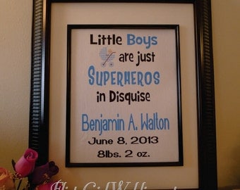 Baby Boy's Birthday Gift - Newborn Gift - Adoption Gift - New Mom's ...