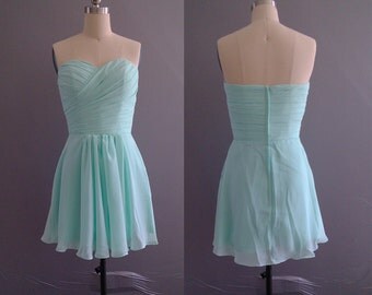 9247 Mint Bedazzled Shoulder Dress