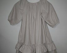 Popular items for girls linen dress on Etsy