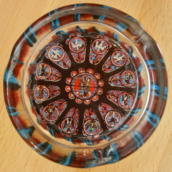 Stained Glass Jesus Ashtray