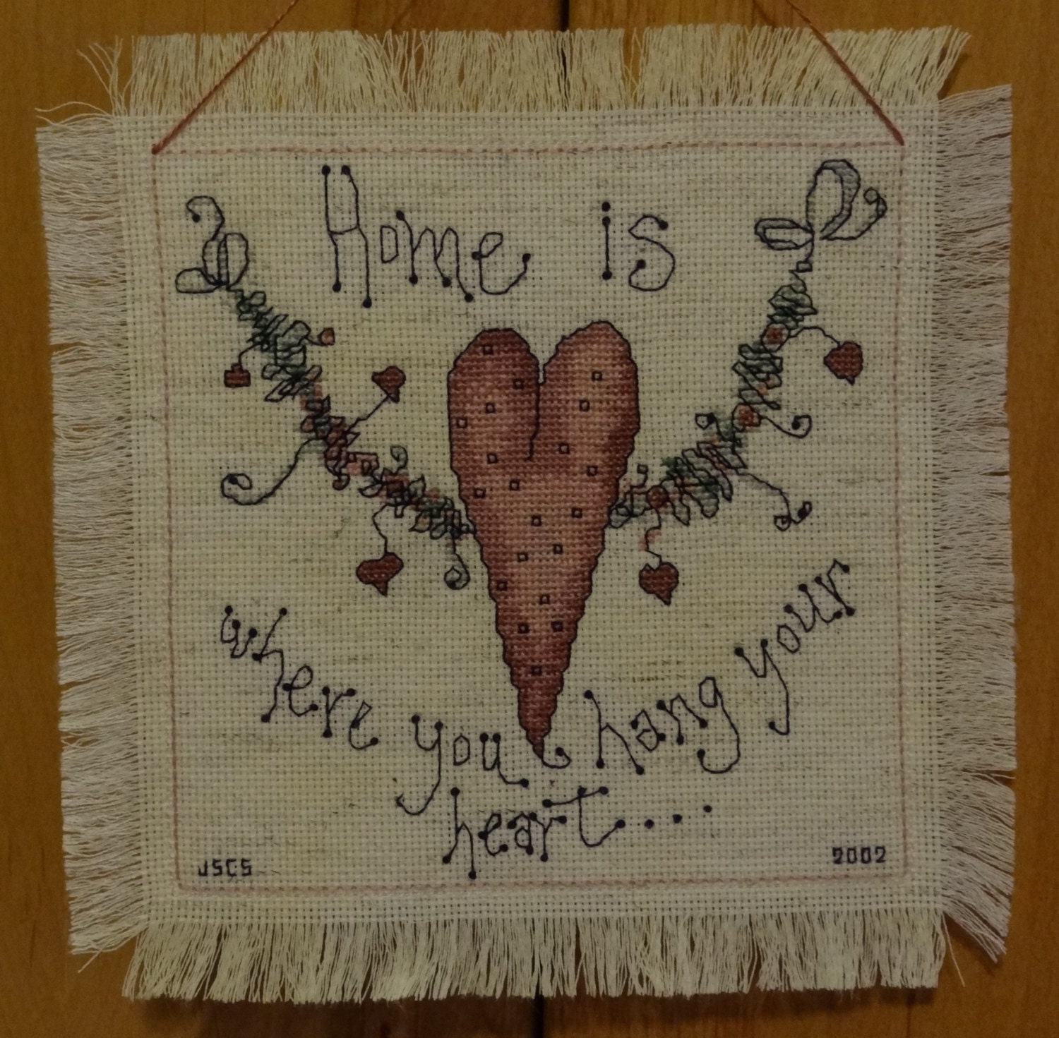 Home is Where You Hang Your Heart Wall Hanging