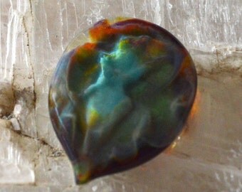 Exquisite Guitar Pick Silver Creek and Agua Azul Honeycomb - Handmade