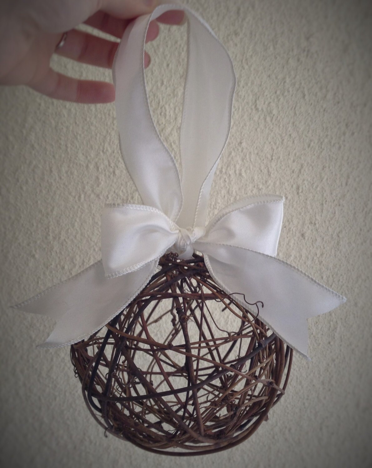 Set of 3 pomander balls made from natural branches by mcdonuts