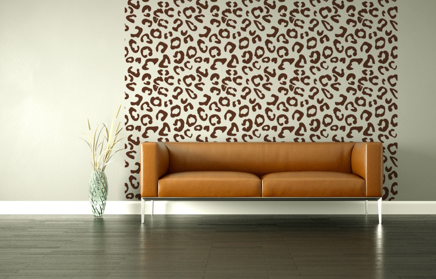 Leopard Wall Decal Geometric Wall Decor Animal by ...