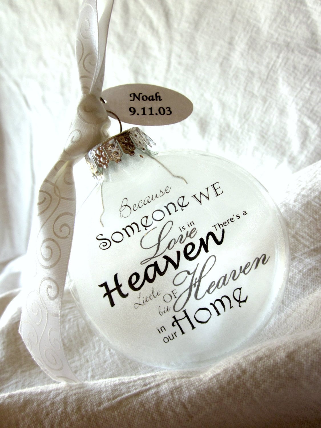 Heaven in Our Home Angel Memorial Ornaments Keepsake Large
