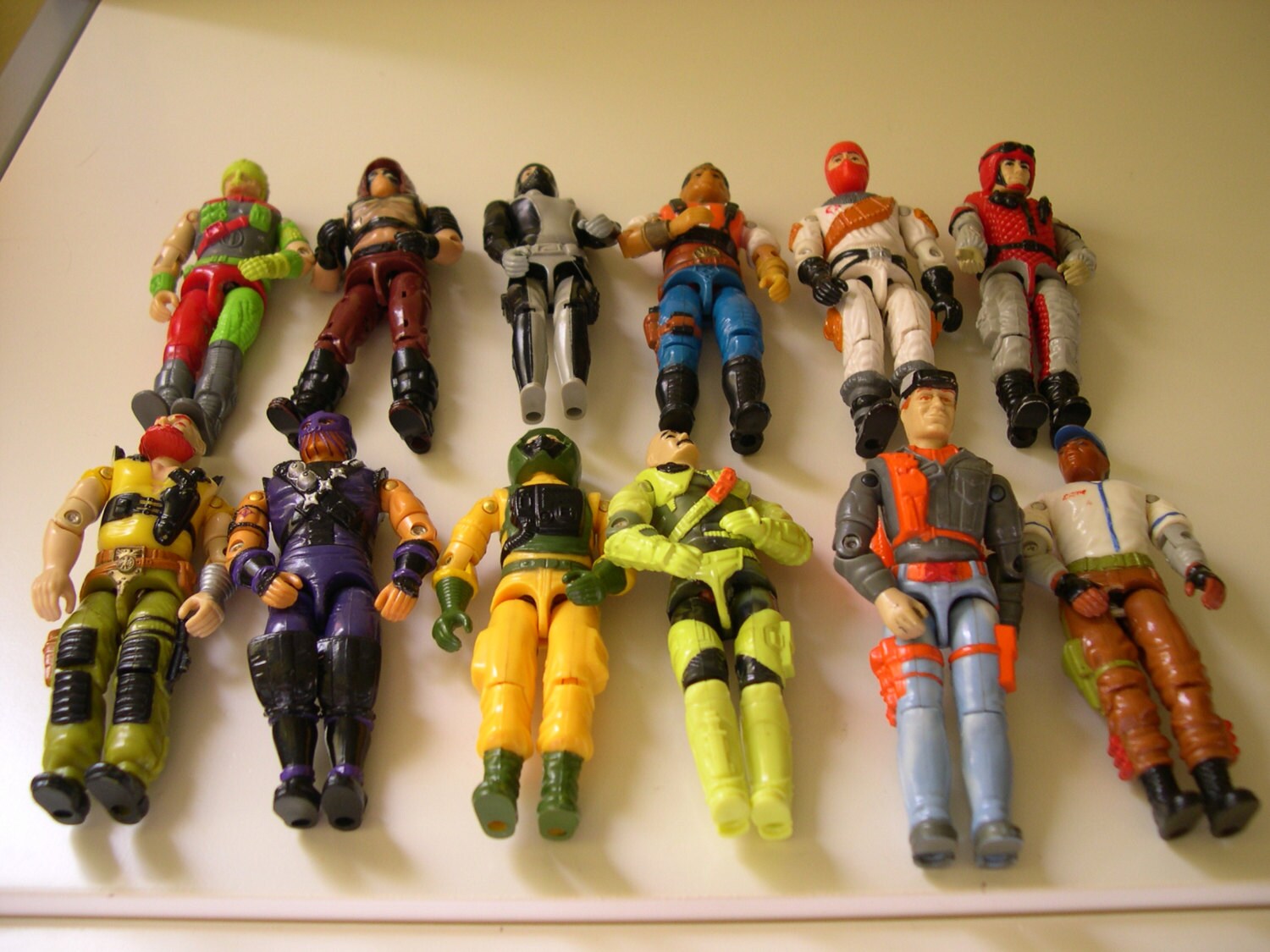 Vintage Lot Of 12 GI Joe Action Figures 1980s SALE Vintage Lot Of 12 GI Joe Action Figures 1980s SALE