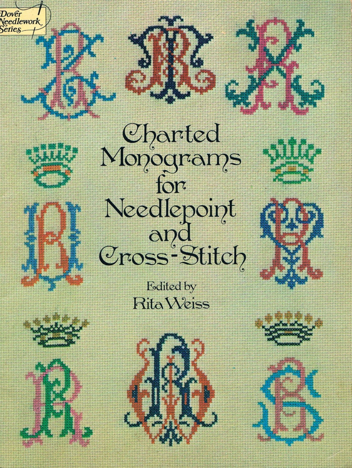 Charted Monograms for Needlepoint & Cross Stitch Dover