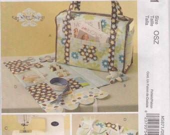Project Tote Organizer Pattern Wrist Pin Cushion Pattern More Uncut 2009 McCalls M5871