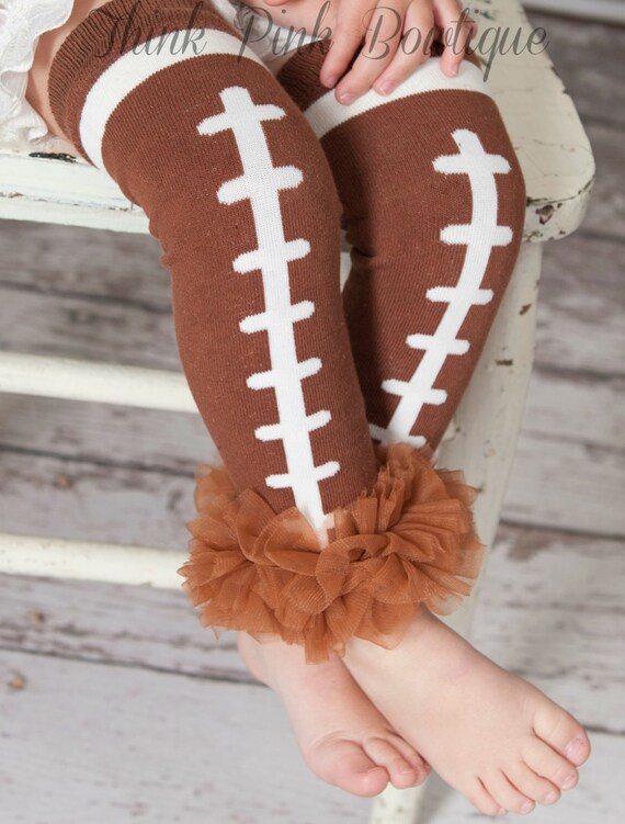 baby leg warmers Football leg warmers toddler leg warmers.