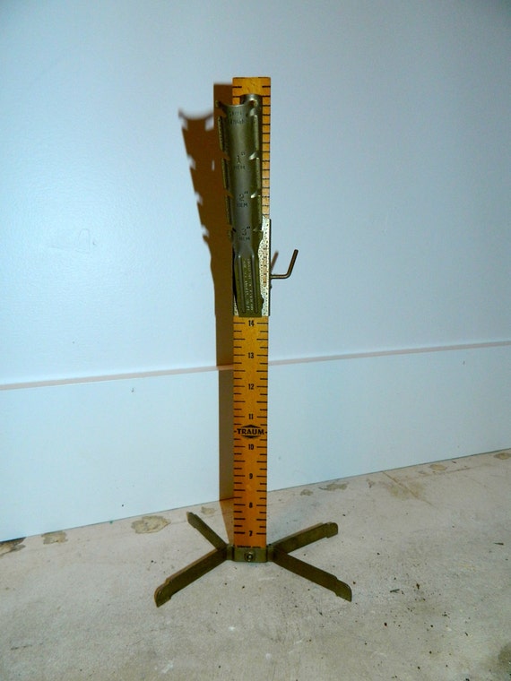 vintage tailor tool 1950s skirt hem ruler David Traum