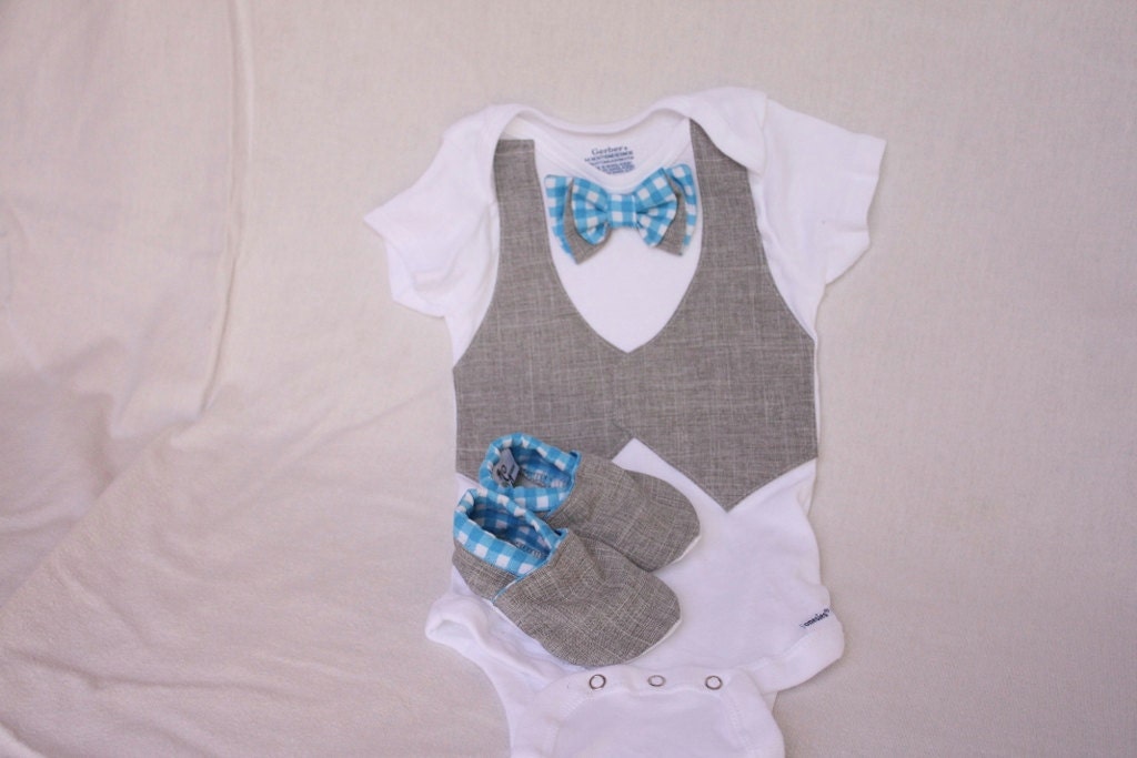 baby shirt with bow tie