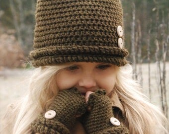 CROCHET PATTERN-Wonderlynn Set (Toddler, Child, and Adult sizes)