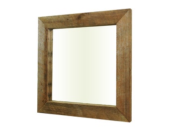 Reclaimed wood mirror