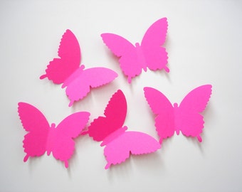 50 Bright Butterfly punch die cut cutout paper embellishments