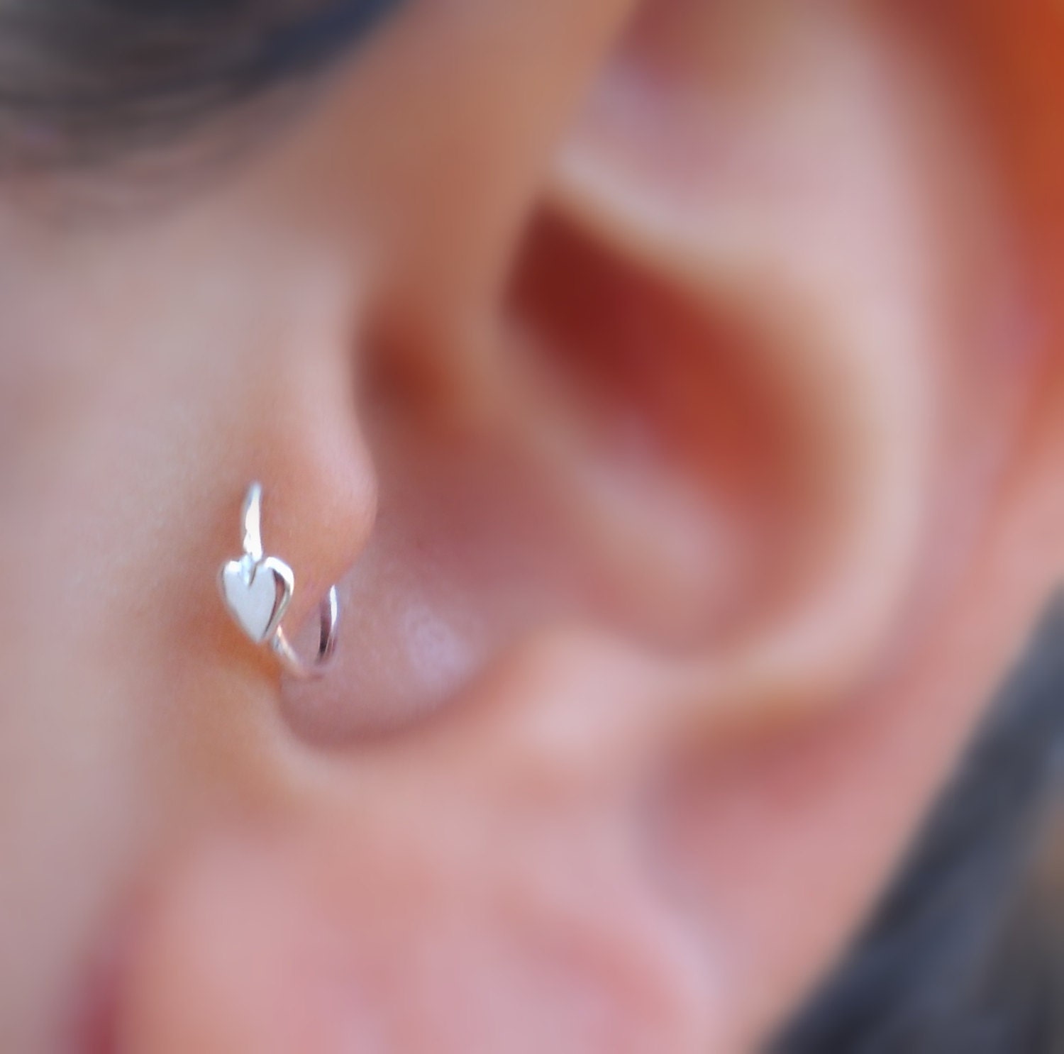 Tragus Earring Helix Ring Cartilage Earring Nose Ring throughout Tragus Jewelry