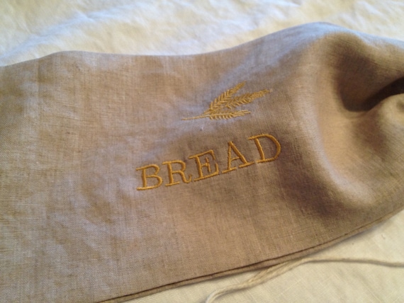 Linen Bread Bag by TracyCooksinAustin Listing for a set of TWO