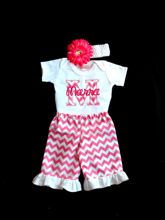 Items similar to Personalized Baby Girl Clothes Newborn ...
