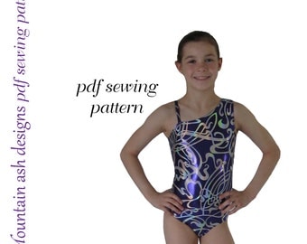 Leotards 3 Sewing pattern gymnastics leotard, ballet jazz dance gym pdf
