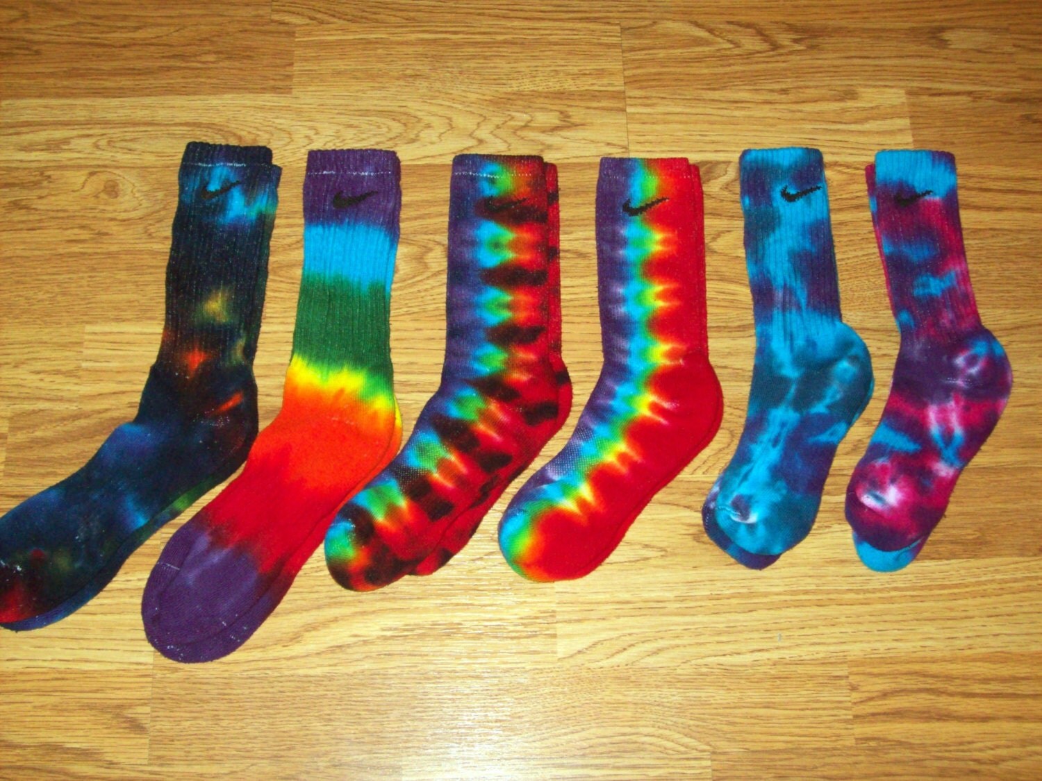Custom Tie Dye Nike Socks Custom color nike tie dye socks