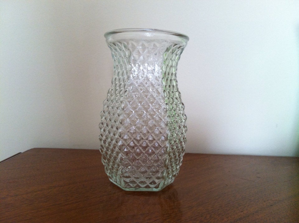 Vintage Hoosier Hob Nob Glass Vase 4071