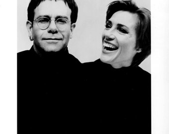 Elton John/Kiki Dee Publicity Photo 8 by 10 Inches