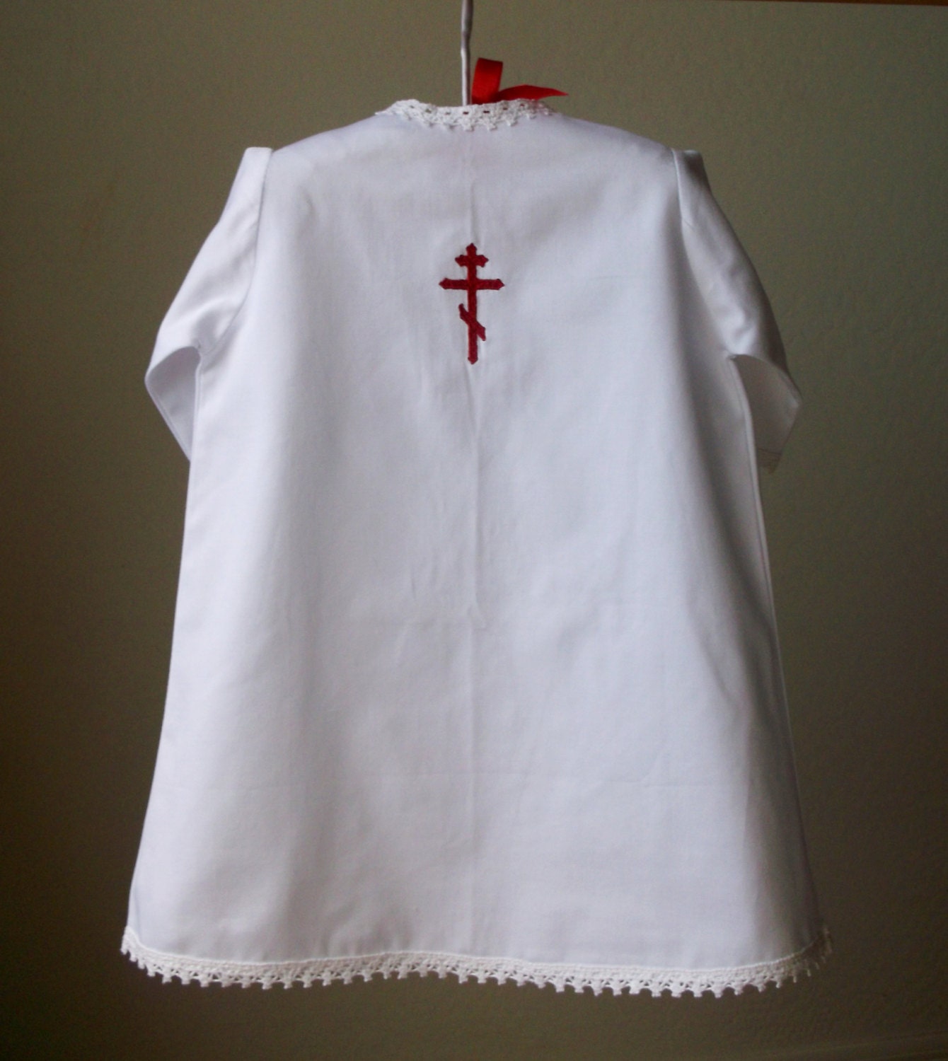 Orthodox Baptism Robe by FineTailoring on Etsy