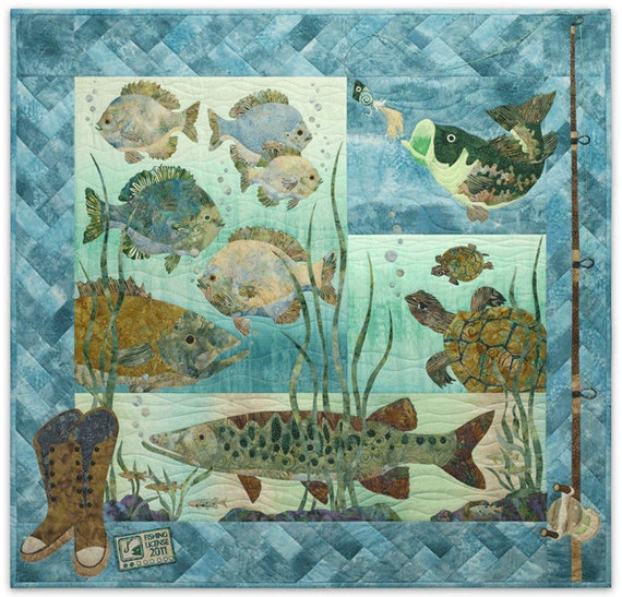 McKenna Ryan Something Fishy LaserCut Quilt by UndercoverQuilts