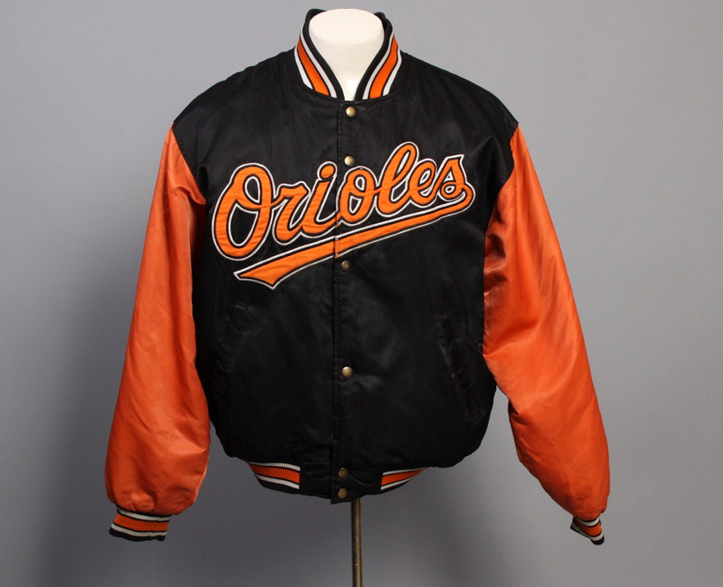 Vintage 80s Baltimore ORIOLES Starter JACKET / NBA Satin