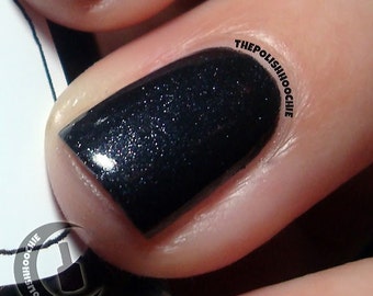 Into the Black Nail Polish - very special shimmery black