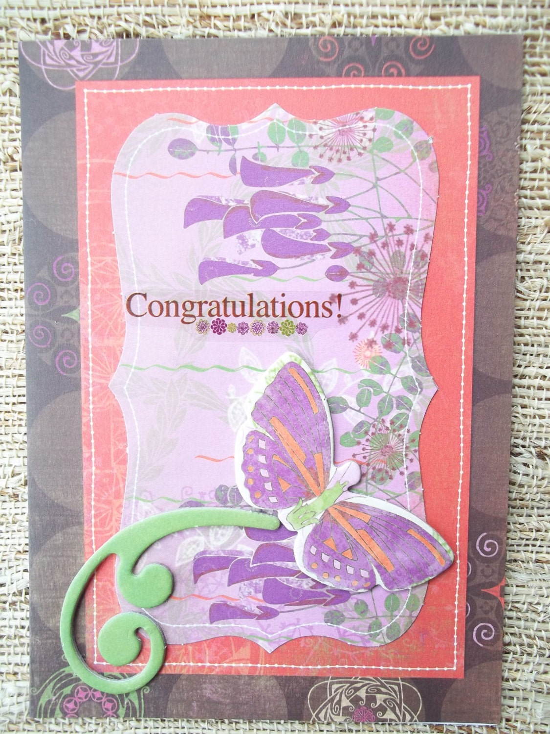 Congratulations Card By NoteCardCreations On Etsy