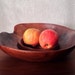 Bomba Handcarved Mahogany Bowl, Belize, Sustainably Harvested