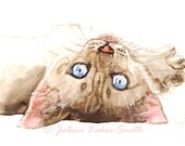 Siamese Kitten - Siamese Art Print - Siamese Cat Lover Gift