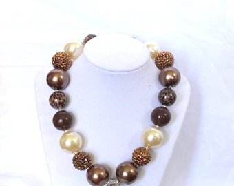 Items similar to Mustard and Plum Necklace- Fall Chunky Necklace ...