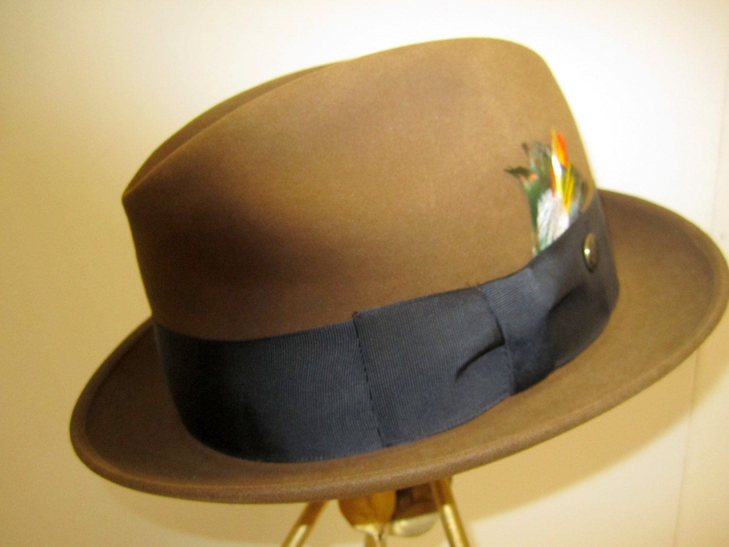 Vintage Fedora Hat Stetson Hat The Sovereign Fedora Hat