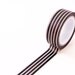 Washi Tape Black - Stripe Black & White Masking Tape - Lines Washi Tape in Australia