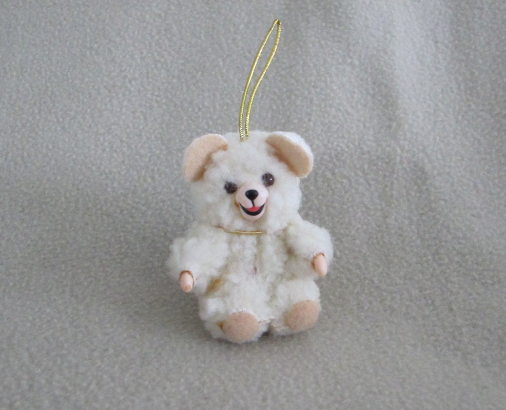 plush bear ornament